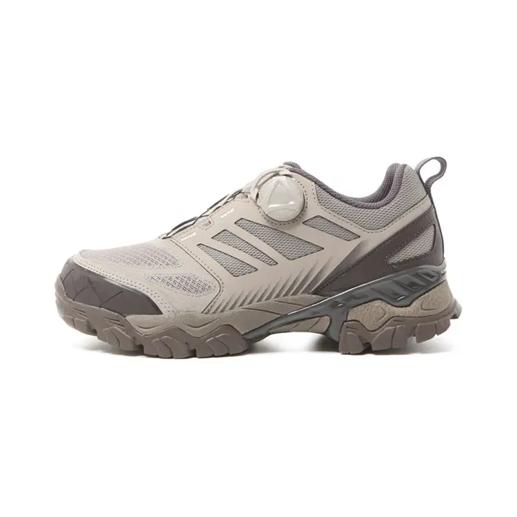 Wholesale Custom LOGO Low Cut Fashion Rotating Button Safety Sneaker Men's Outdoor Trail Hiking Shoes Featured Image